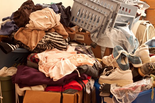 Residents disposing of waste in North West London