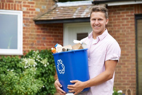 Advanced rubbish collection technology in action